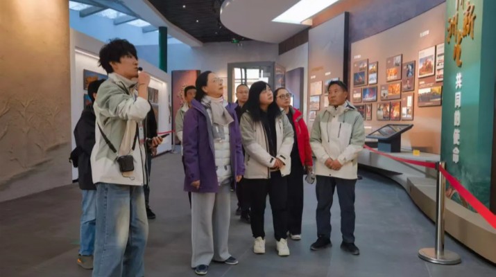 马文玫总经理一行赴额济纳胡杨林景区考察调研